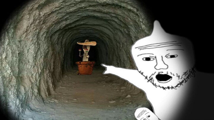 Handsome guy explores an ancient underground tomb—and finds a whole hidden world inside! 😨