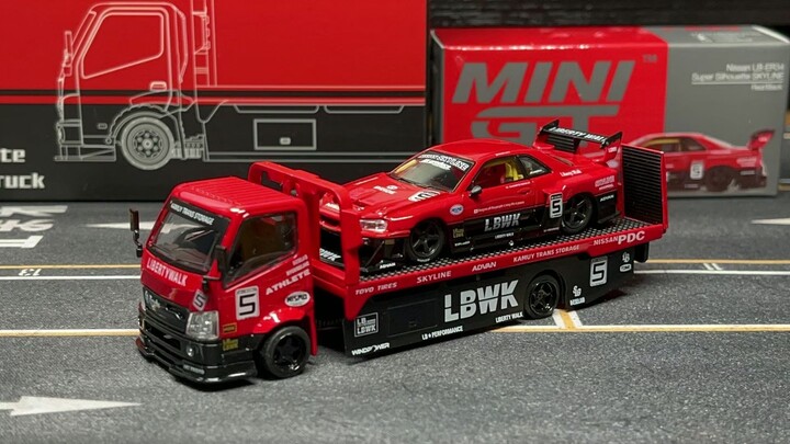 剪影来袭！MiniGT 843号！日产LB-ER34！！