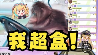 【又一】虚拟主播直播看中之人超美丽3D开车视频，我超盒😨😰😱