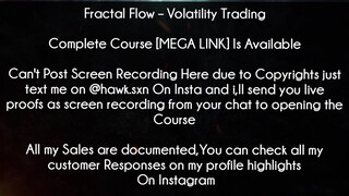 Fractal Flow Course Volatility Trading download