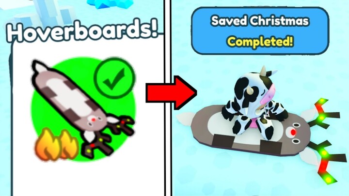 CARA CEPAT DAPETIN RUDOLPH HOVERBOARD DARI QUEST CHRISTMAS DI PET SIMULATOR X ROBLOX!