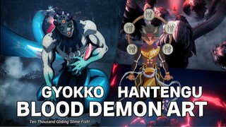 Gyokko  and Hantengu Blood Demon Art