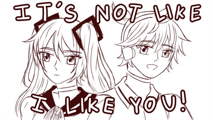 It's Not Like I Like You - LenMiku (Vocaloid Animatic)