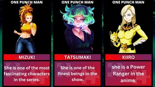 STRONGEST ONE PUNCH MAN (SEASON 3) ANIME FEMALE CHARACTERS OF ALL TIME