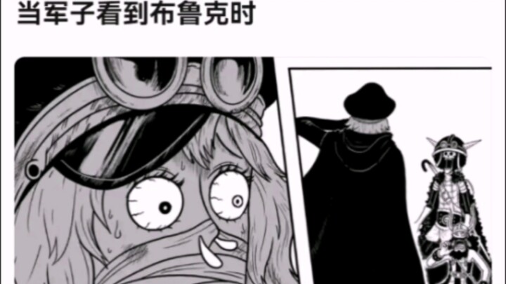 当军子看到布鲁克时【海贼王】