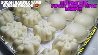 Resep Bakpao Kukus Lembut Anti Gagal. Tips dan trik supaya bakpao tidak berkerut dan keriput