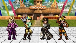 World Diego & President VS World dio & Jotaro, which team will win?
