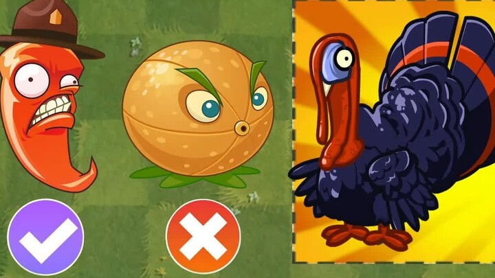 How many top-tier plants can destroy 99 Turkey Zombies? - PvZ 2 Exploration