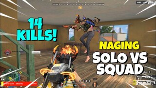 M870 IS OP! ( NAGING SOLO VS SQUAD ) 14 KILLS! [ ROS TAGALOG ]