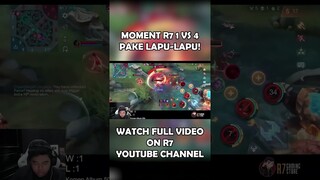 MOMENT R7 LAPU-LAPU LAWAN 4 ORANG TAK GENTAR !!!