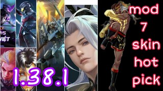 MOD 7 SKIN : RAZ THÁI - LỮ BỐ  ROBOT - TULEN KIẾM TIÊN - FLORENTINO SEVEN - FULL HIỆU ỨNG - ÂM THANH