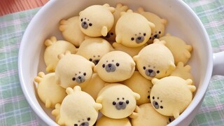 Satu gigitan demi satu gigitan! Biskuit susu kental manis Little Seal