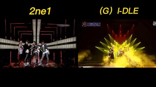 Sân khấu cover kinh điển của fire -- (2ne1 & (G)I-DLE)