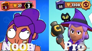 Noob vs Pro Shelly | Brawl Stars