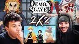 REACTION | "Demon Slayer 2x8" - The NEW Arc Begins !!