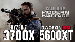 Call of Duty Modern Warfare on Ryzen 7 3700x + RX 5600 XT 1080p, 1440p benchmarks!