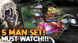 5 Man Set! Best Wombo Combo Moments & Most Satisfying Plays Part 1 | MLBB