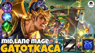 Mid Lane Mage Gatotkaca Gameplay - Top Global Gatotkaca Best Build ~ MLBB