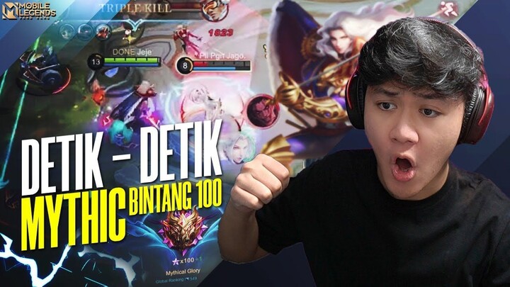 Detik-Detik Mythic Bintang 100 di Season Baru! Border Auto Blink-Blink - Mobile