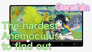 The hardest Anemoculus to find out