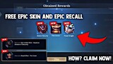 SECRET EVENT! GET FREE EPIC SKIN AND EPIC FIRE CROWN RECALL! HOW? LEGIT! | MOBILE LEGENDS 2022