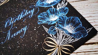 [DIY]A Handmade Birthday Card|<Dark Paradise>
<Silver Linings>