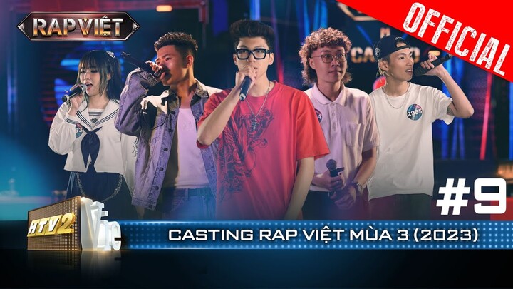 Casting Tập 9: Tez khuấy đảo cùng thế mạnh fastflow, thí sinh cosplay "Death Note" | Rap Việt 2023