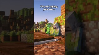 I'm not crying, you are...  #minecraft #sad