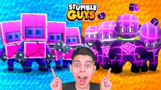 SKIN DO BLOCK DASH EVOLUI A CADA MAPA ESPECIAL NO STUMBLE GUYS!