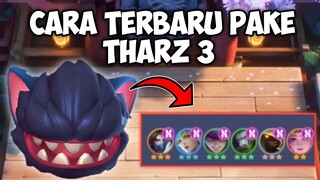 CARA TERBARU PAKE COMMANDER THARZ SKILL 3. MAGIC CHESS MOBILE LEGENDS