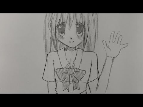 How to draw: Anime School Girl Full Body | drawing tutorial for beginners | EASY step by step