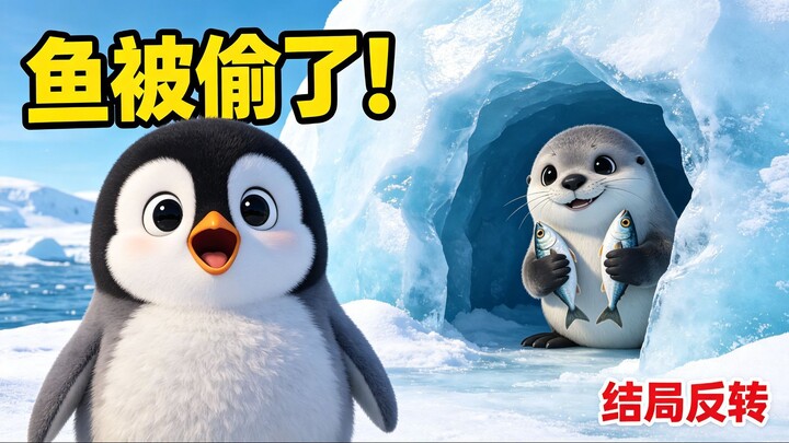 这只小企鹅太惨了 鱼被海豹偷走还被耍
