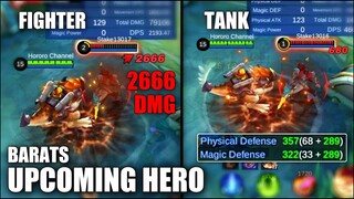 NEW UPCOMING HERO BARATS | TANK OR FIGHTER?