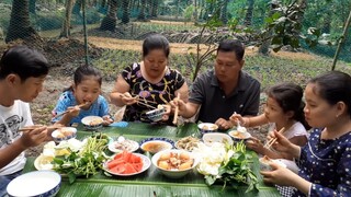 Bữa Cơm Ngoài Vườn Ngon Nhất Từ Trước Đến Nay Sau Một Cơn Mưa Tầm Tã| TKQ & Family T613