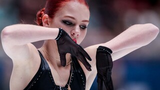 2022欧锦赛女单自由滑,莎莎双四获个人第二枚欧锦赛铜牌