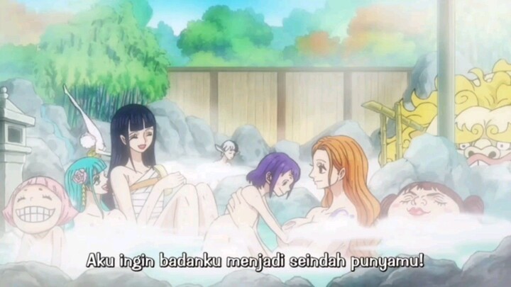 Mandi bareng bersama wanita negeri wano ONE PIECE