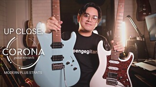 UP CLOSE: CORONA GUITARS MODERN PLUS & MODERN PLUS SE | Review & Comparison