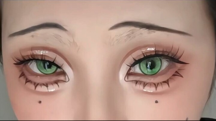 2分钟教会你！甘露寺蜜璃cos眼妆