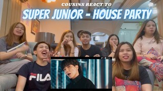 COUSINS REACT TO SUPER JUNIOR 슈퍼주니어 'House Party' MV