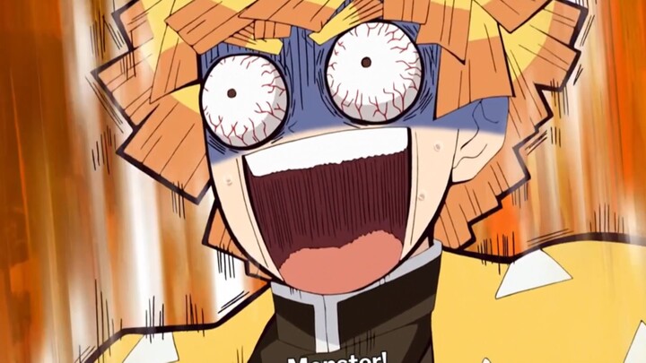 #KompetisiKreasi Unggahan3 Momen Kocak Zenitsu Part 3 - Demon Slayer