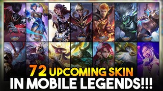 72 New Skin in Mobile Legends!! Alucard, Fanny, Lesley and Many More!!