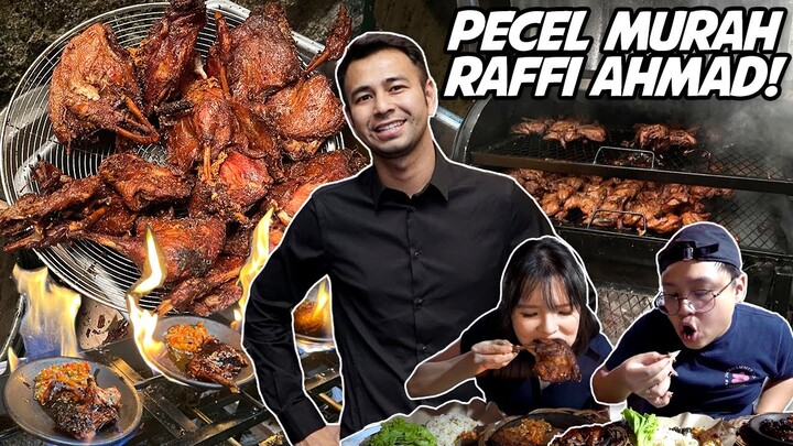 RAFFI AHMAD JUALAN PECEL BEBEK ASAP DI PINGGIR JALAN !! KITA REVIEW JUJUR...