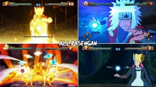 All ransengan di Naruto x Boruto ultimate ninja storm Connections