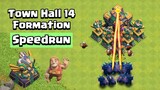 New Town Hall 14 Formation  Speedrun | Clash of Clans