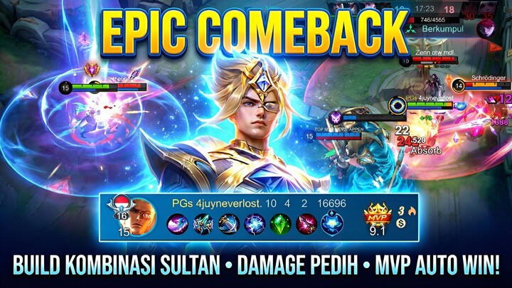 Epic Comeback Natan! 💥 Build Kombinasi Rahasia, Damage Pedih & MVP , Cocok Buat Naik Rank Cepat! 🏅