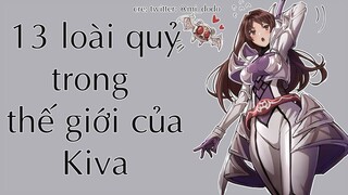 13 loài quỷ trong Kamen Rider Kiva