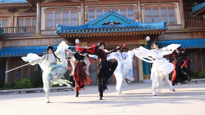 The explosive original sword dance featuring Mozi’s Three Treasures, watched by tens of millions onl