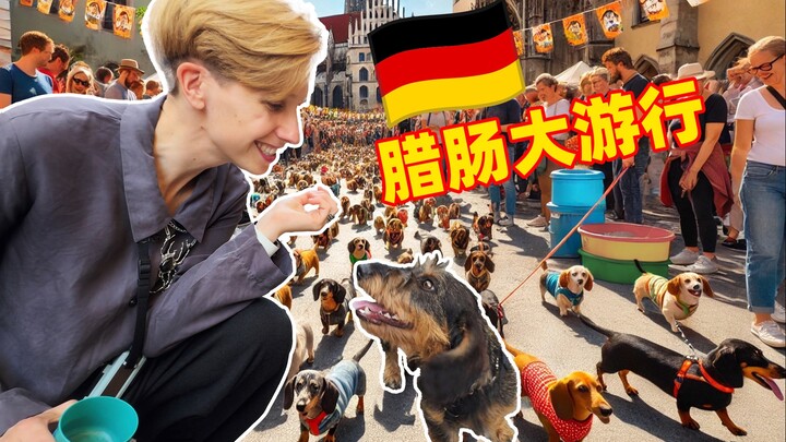 Adorably Dazed! A Day Strolling with 1,300 Dachshunds at the Dachshund Festival in Regensburg, Germa