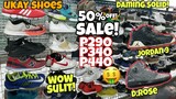 SULIT ka DITO!50% off!sale!daming solid!ukay shoes clayton rtw north mall monumento