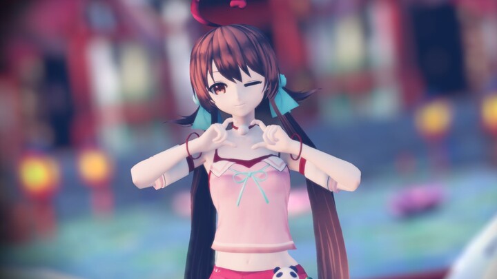 [CCTV/Xinke Niang MMD] This is cctv Xinke Niang~ (Xinke Niang model distribution)
